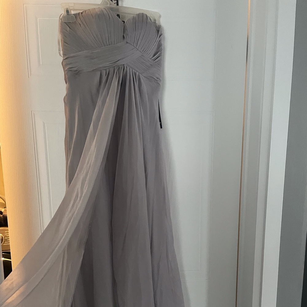 Grey/silver gown, size 10